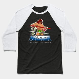 Master of Parts Unknown Baseball T-Shirt